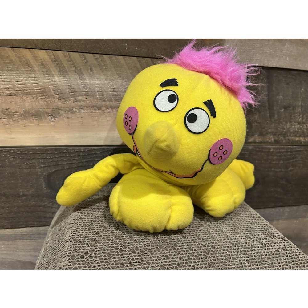 Dan Dee‎ Plush Stuffed Plush Removable Smily Head Yellow Super Rare VTG